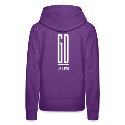 Golf Hoodie Damen - GO - Purple