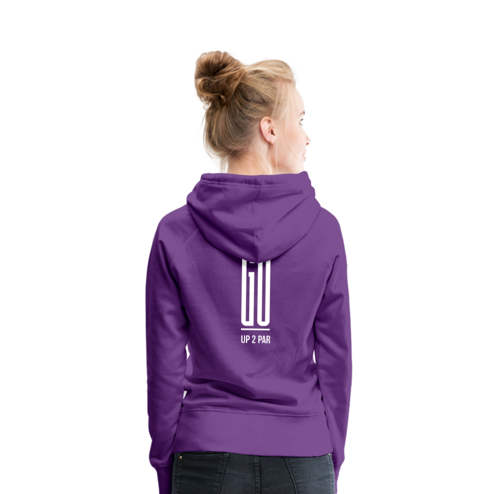 Golf Hoodie Damen - GO - Purple