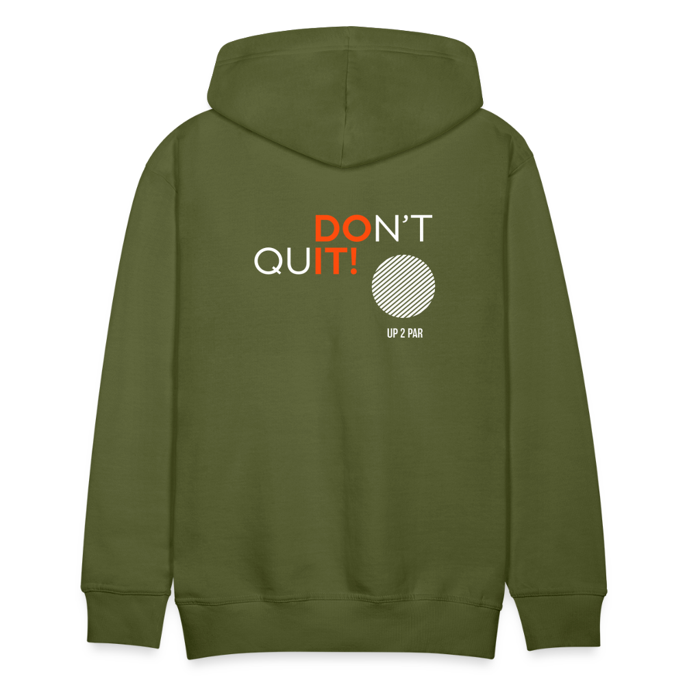 Golf Hoodie Herren - DO IT - Olivgrün