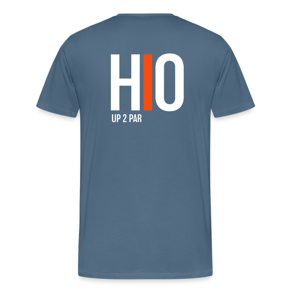 Herren T-Shirt HIO - Blaugrau