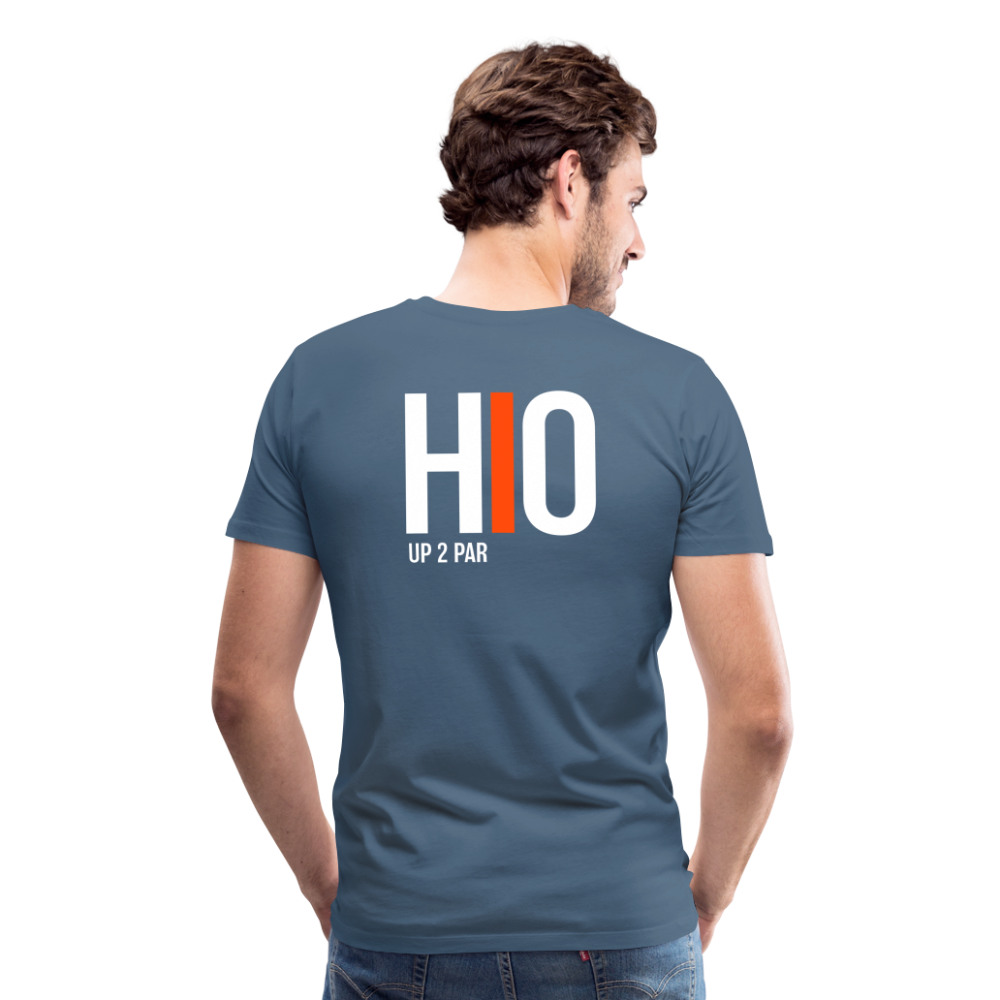 Herren T-Shirt HIO - Blaugrau