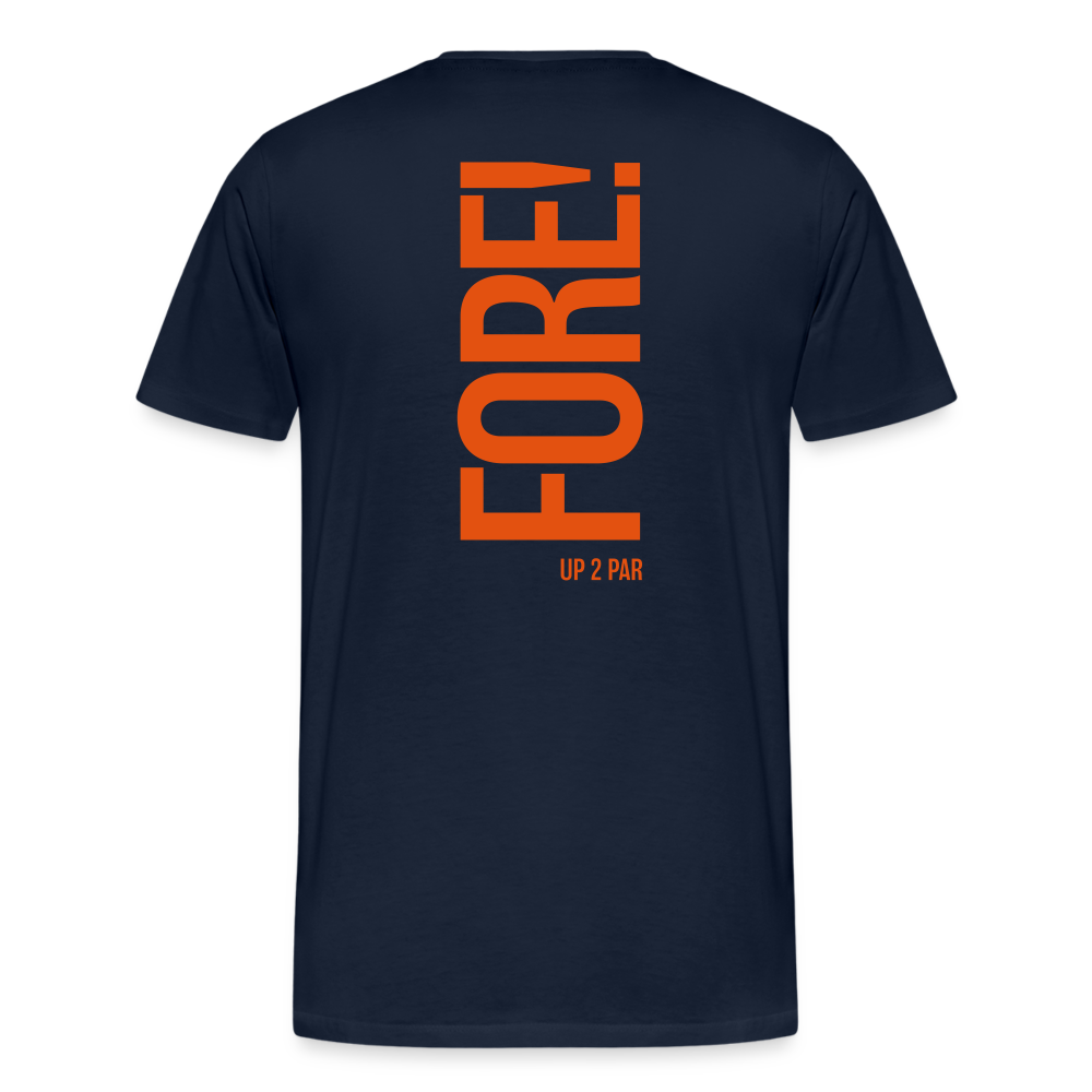 Herren T-Shirt FORE - Navy