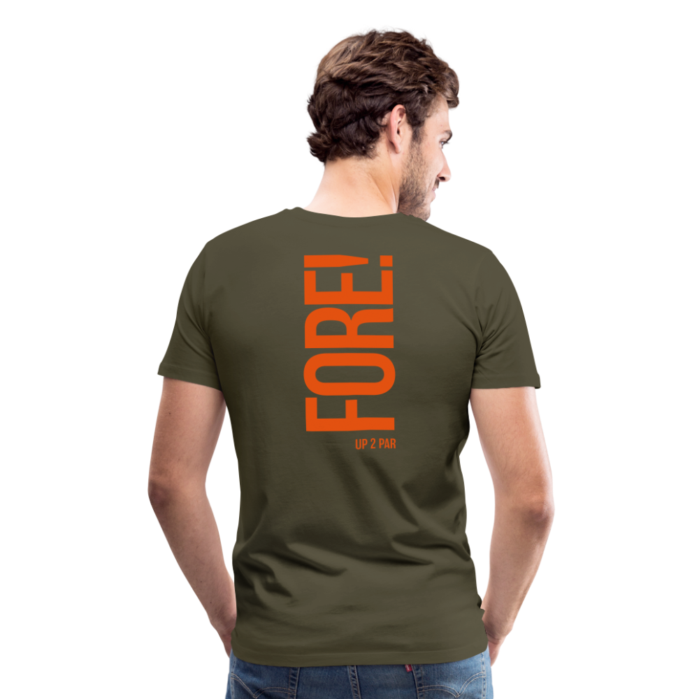 Herren T-Shirt FORE - Khaki