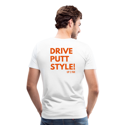 Golf T-Shirt Herren - STYLE - Weiß