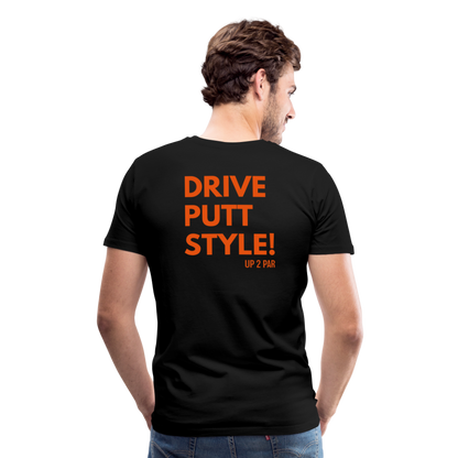 Golf T-Shirt Herren - STYLE - Schwarz