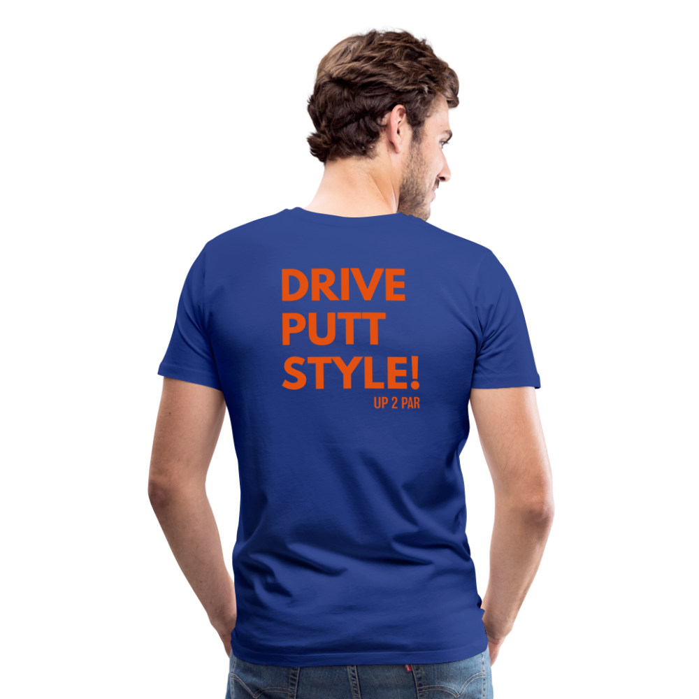 Golf T-Shirt Herren - STYLE - Königsblau