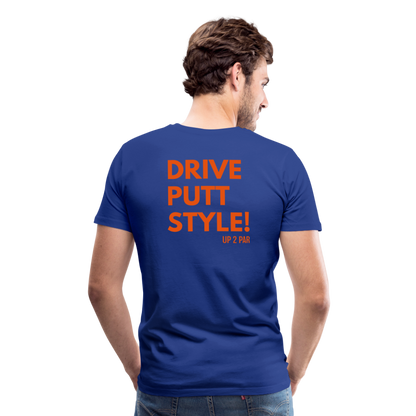 Golf T-Shirt Herren - STYLE - Königsblau