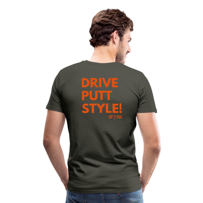 Golf T-Shirt Herren - STYLE - Asphalt