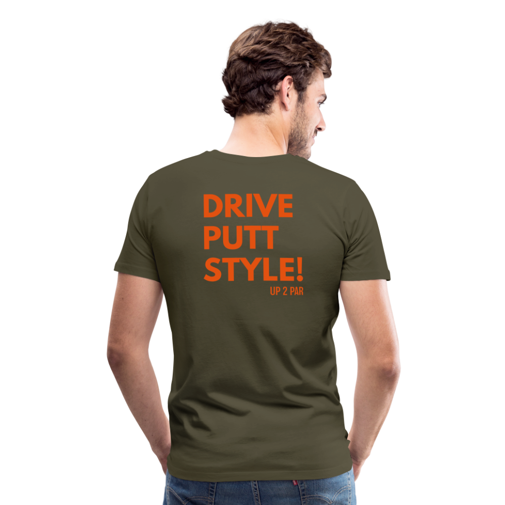 Golf T-Shirt Herren - STYLE - Khaki