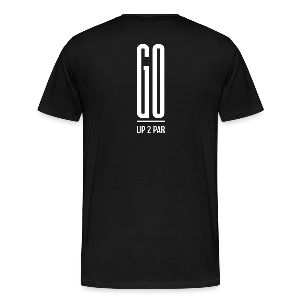 Golf T-Shirt Herren - GO - Schwarz