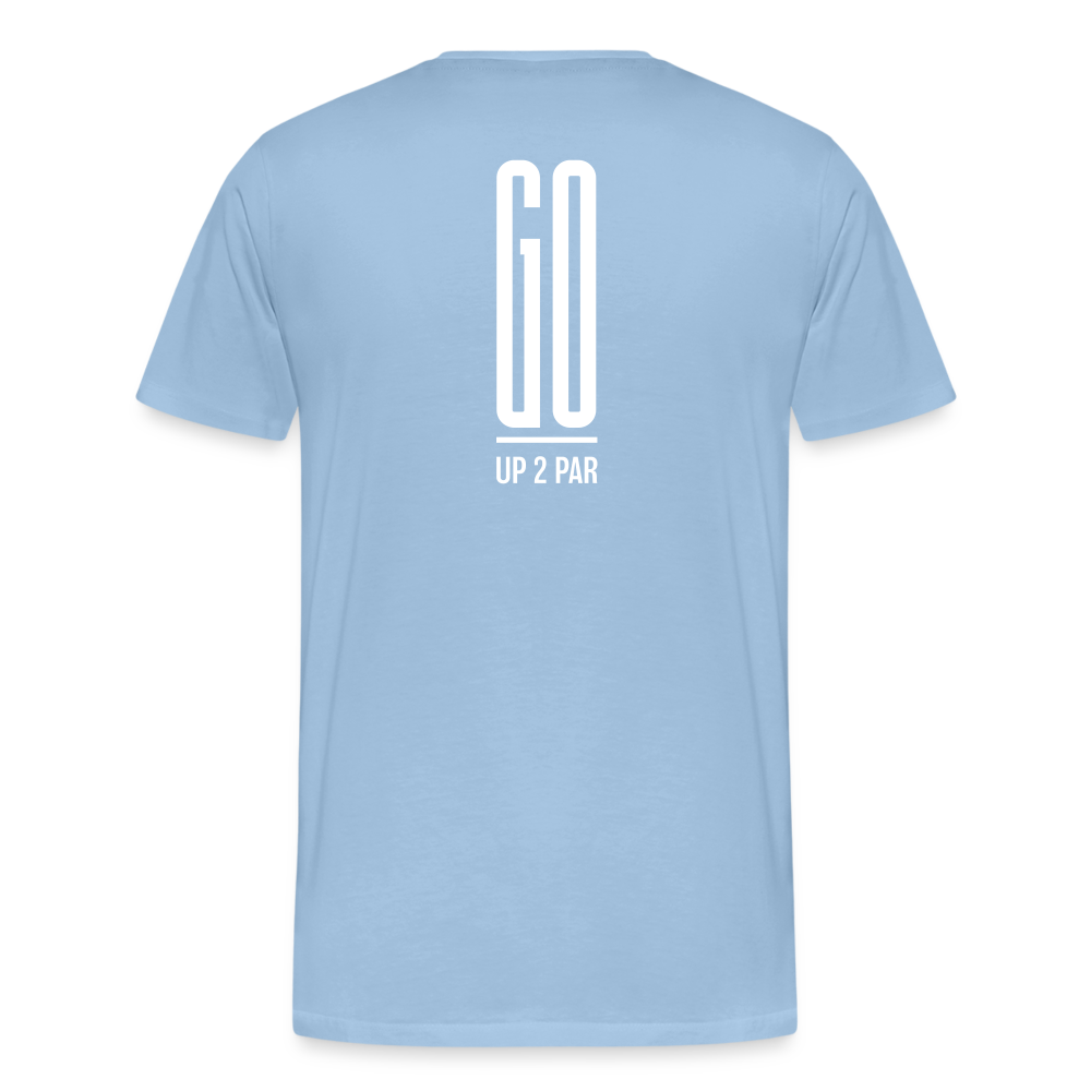 Golf T-Shirt Herren - GO - Sky