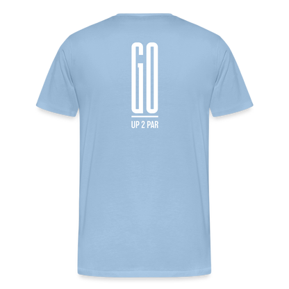 Golf T-Shirt Herren - GO - Sky