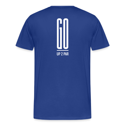 Golf T-Shirt Herren - GO - Königsblau