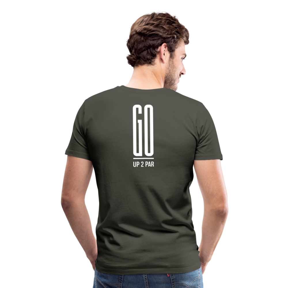 Golf T-Shirt Herren - GO - Asphalt