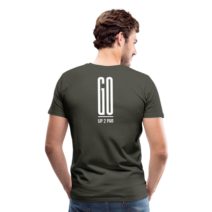 Golf T-Shirt Herren - GO - Asphalt