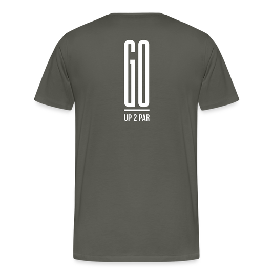 Golf T-Shirt Herren - GO - Asphalt