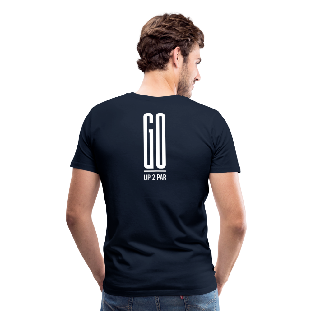 Golf T-Shirt Herren - GO - Navy