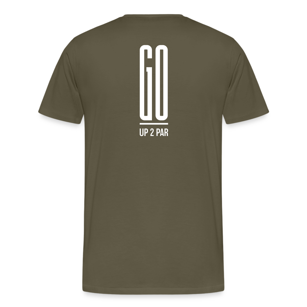 Golf T-Shirt Herren - GO - Khaki