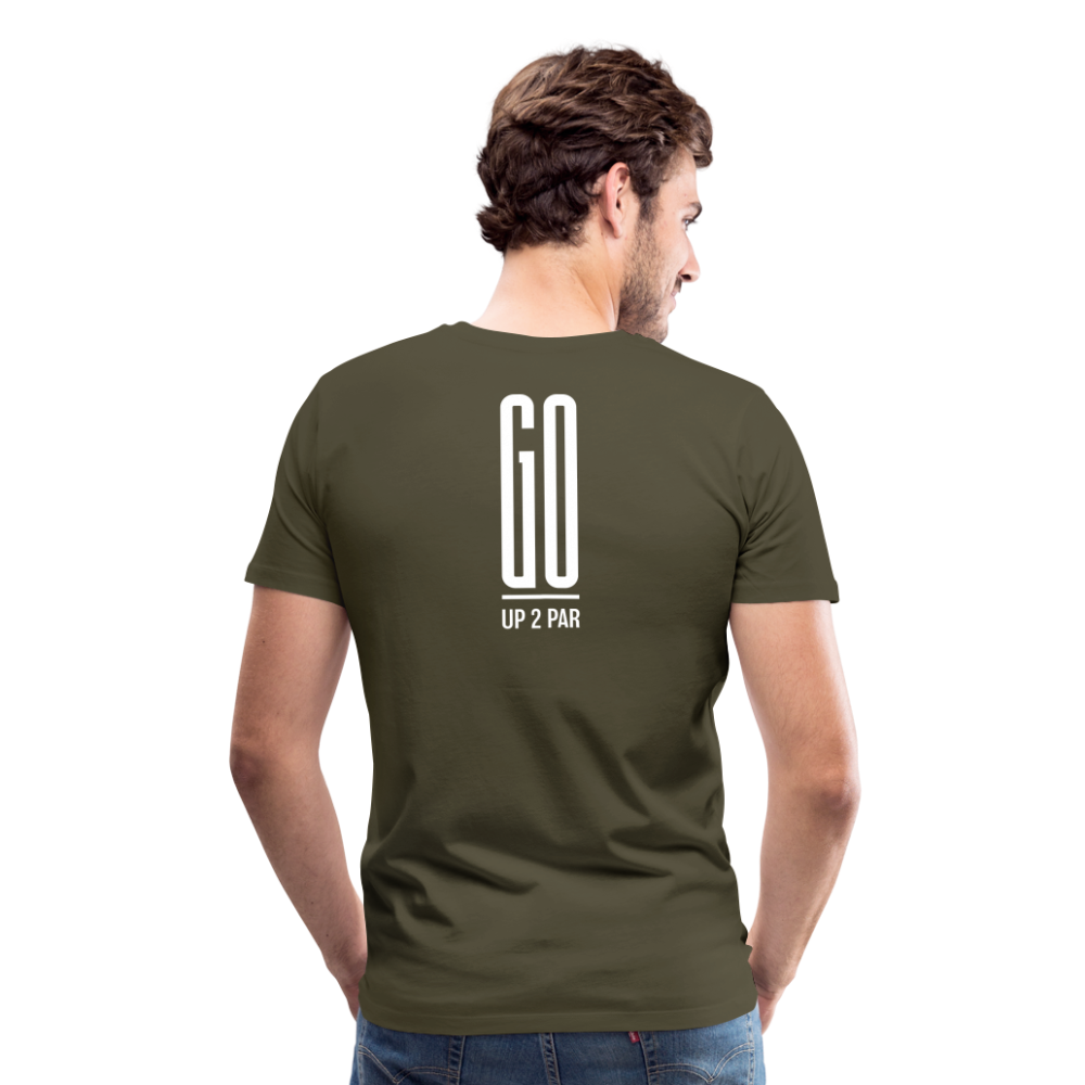 Golf T-Shirt Herren - GO - Khaki