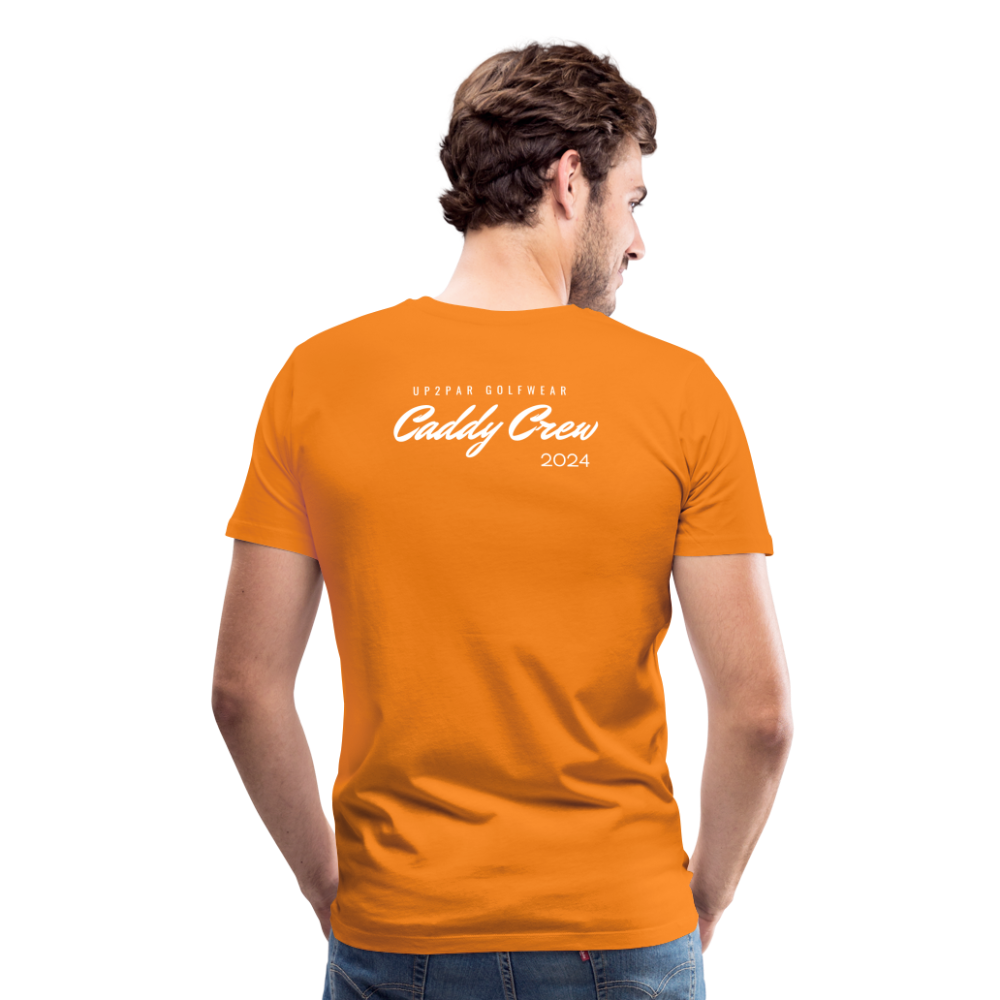 Golf T-Shirt Herren - CADDY - Orange