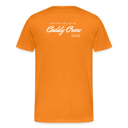 Golf T-Shirt Herren - CADDY - Orange