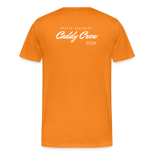 Golf T-Shirt Herren - CADDY - Orange