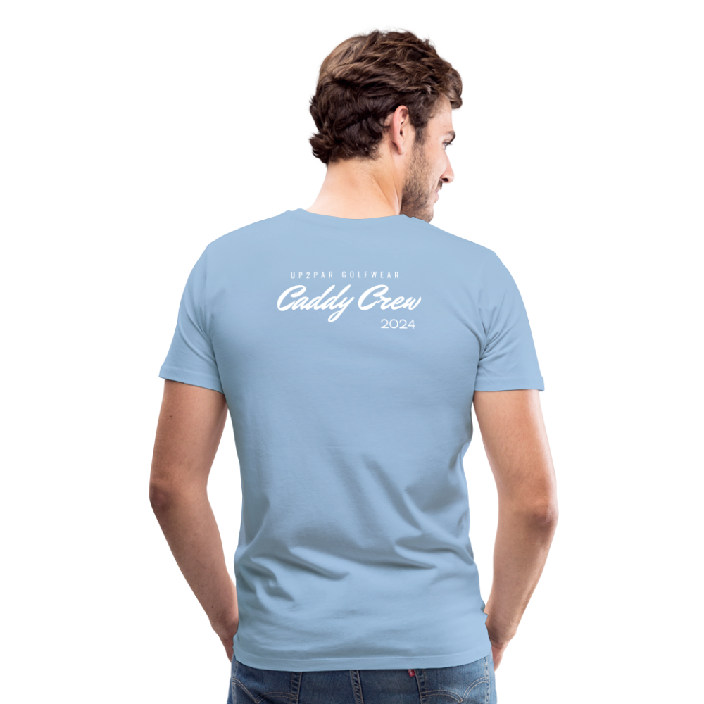 Golf T-Shirt Herren - CADDY - Sky