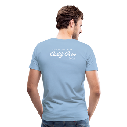 Golf T-Shirt Herren - CADDY - Sky