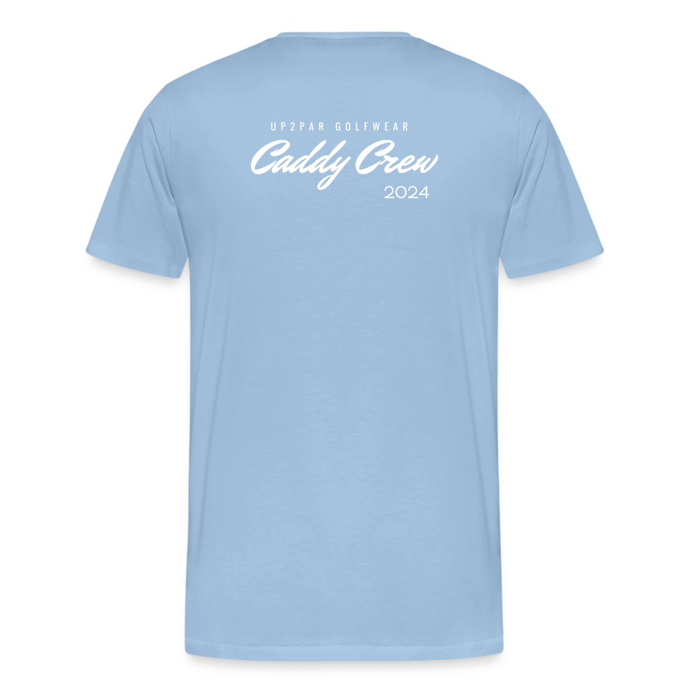 Golf T-Shirt Herren - CADDY - Sky