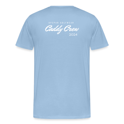 Golf T-Shirt Herren - CADDY - Sky