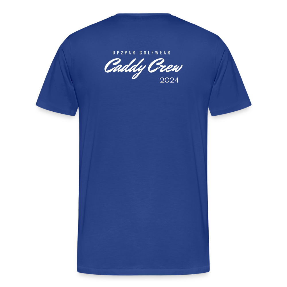 Golf T-Shirt Herren - CADDY - Königsblau