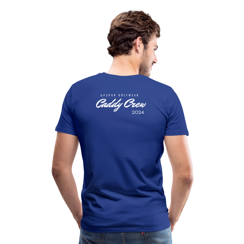 Golf T-Shirt Herren - CADDY - Königsblau