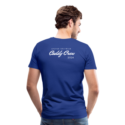 Golf T-Shirt Herren - CADDY - Königsblau