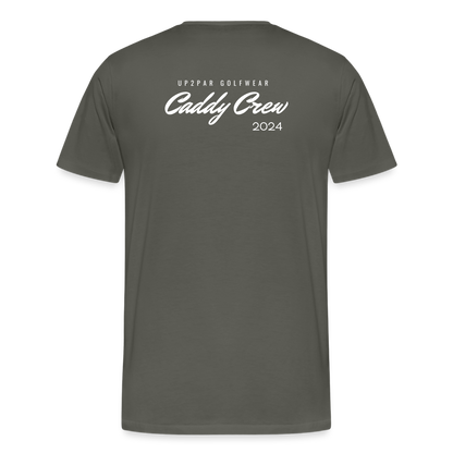 Golf T-Shirt Herren - CADDY - Asphalt