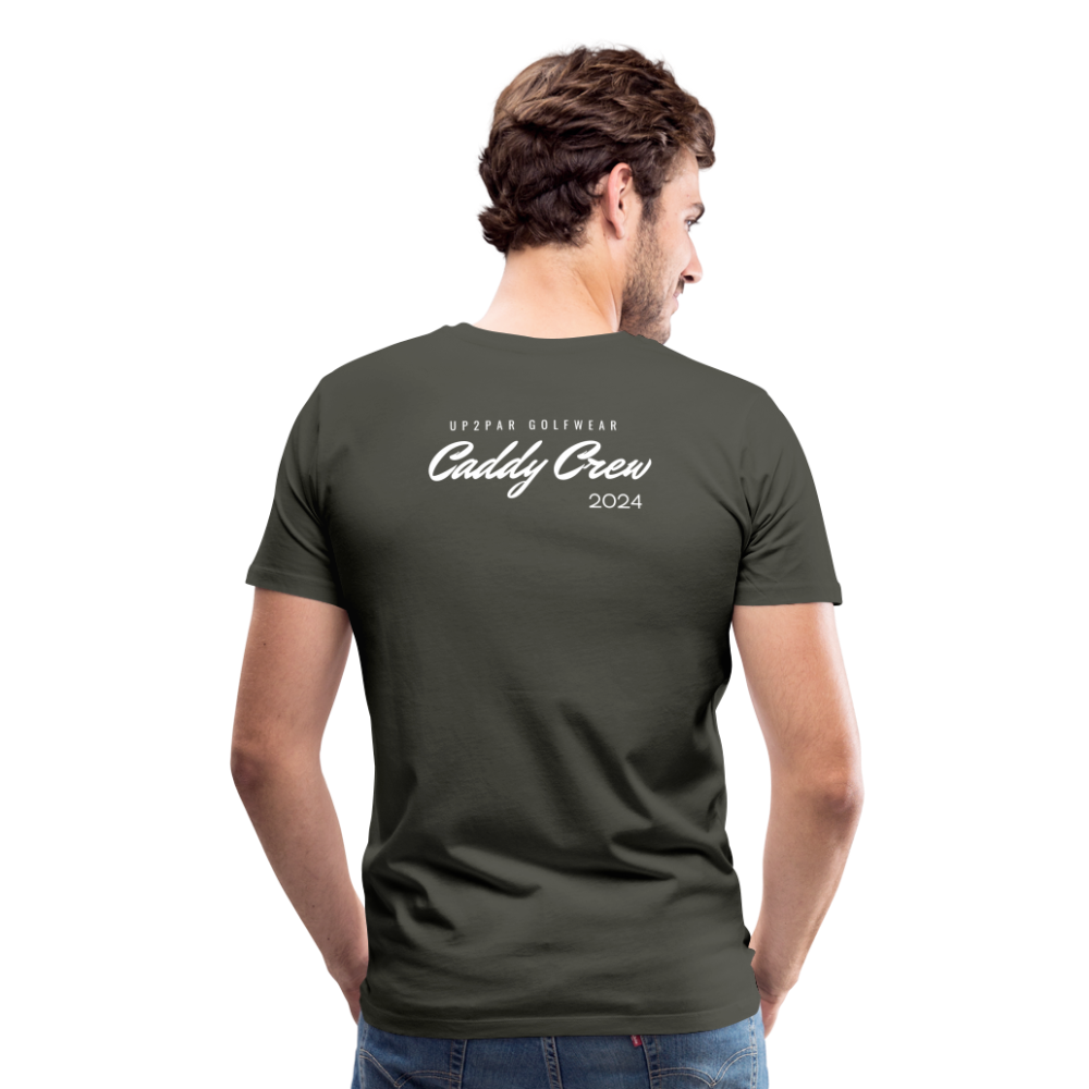 Golf T-Shirt Herren - CADDY - Asphalt