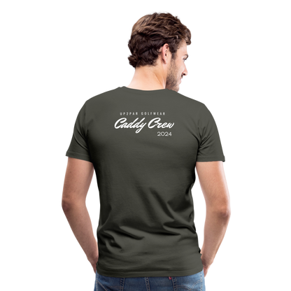 Golf T-Shirt Herren - CADDY - Asphalt