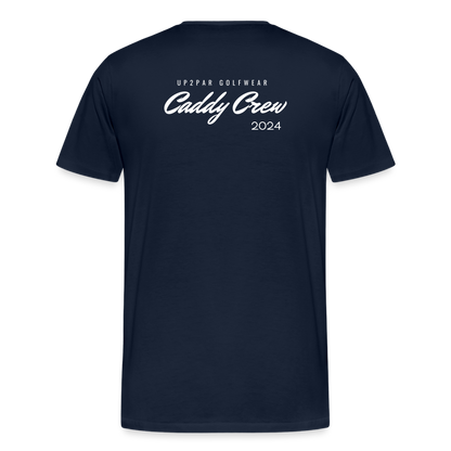 Golf T-Shirt Herren - CADDY - Navy