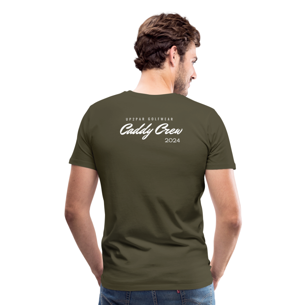 Golf T-Shirt Herren - CADDY - Khaki