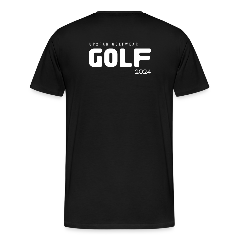 Golf T-Shirt Herren - GOLF - Schwarz