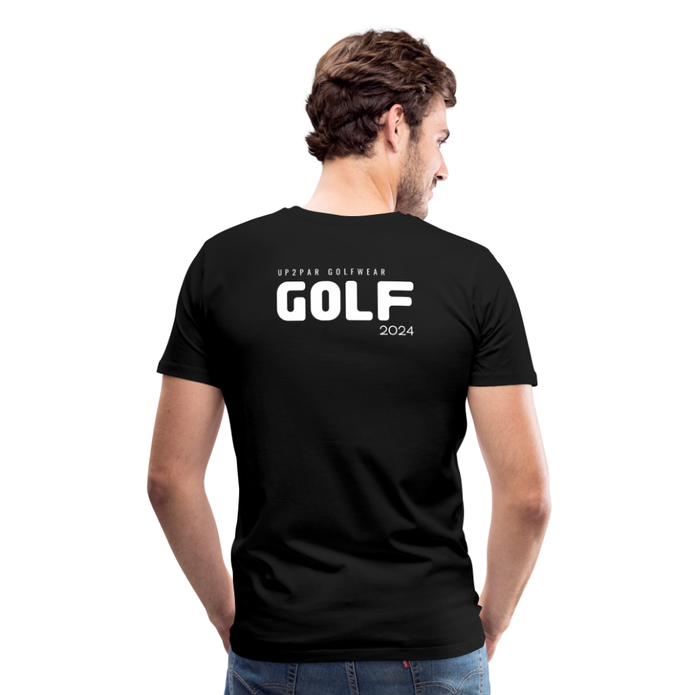 Golf T-Shirt Herren - GOLF - Schwarz