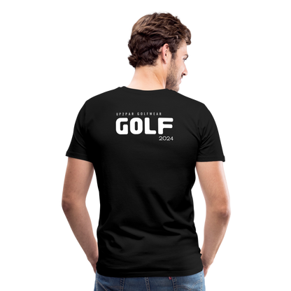 Golf T-Shirt Herren - GOLF - Schwarz