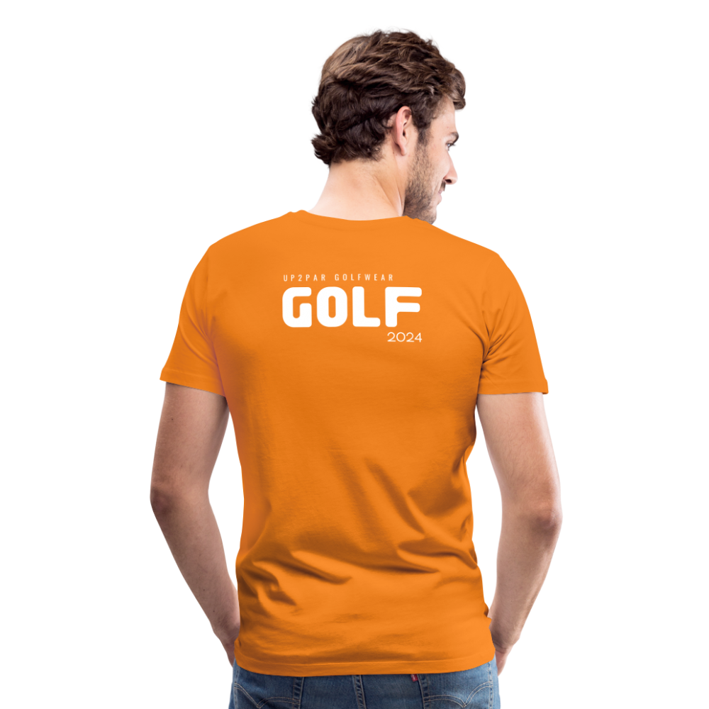 Golf T-Shirt Herren - GOLF - Orange