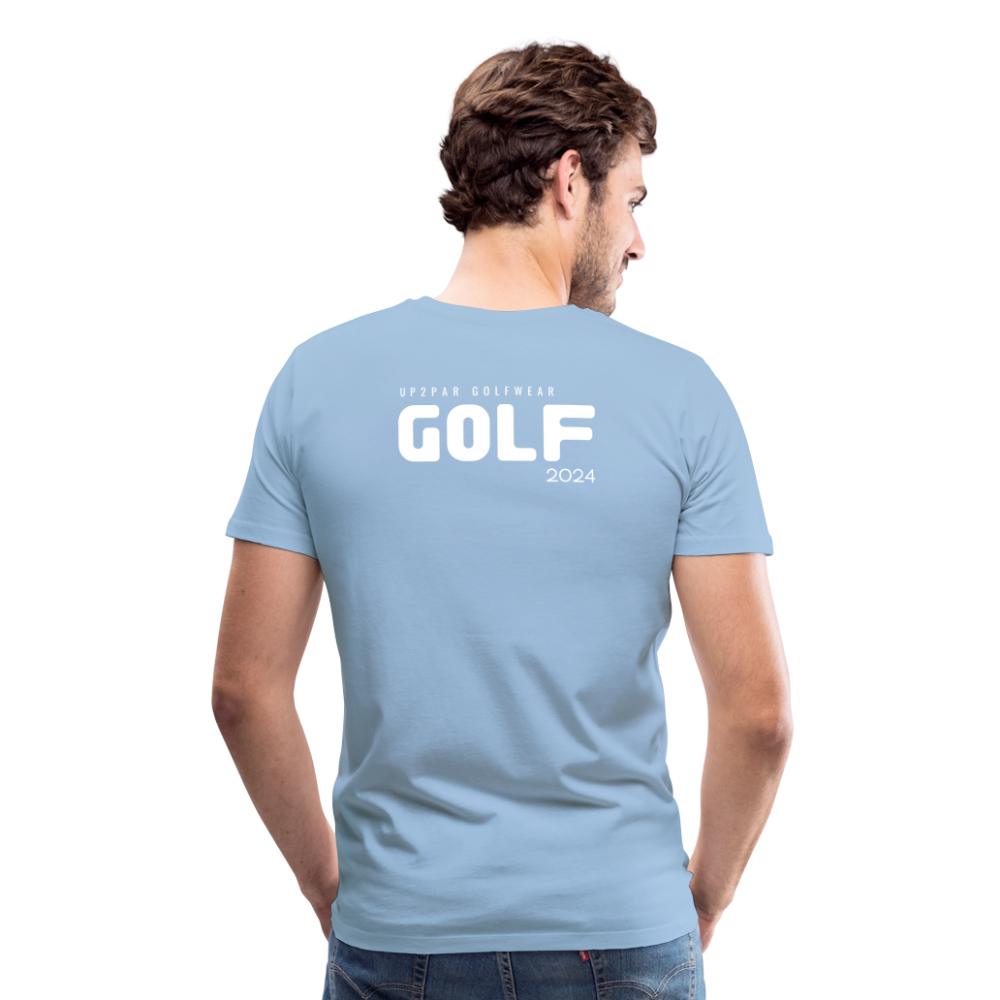 Golf T-Shirt Herren - GOLF - Sky