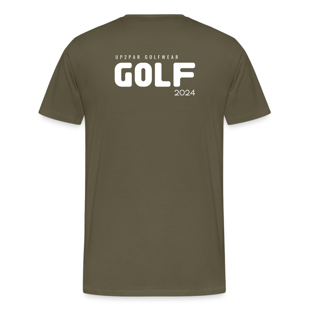 Golf T-Shirt Herren - GOLF - Khaki