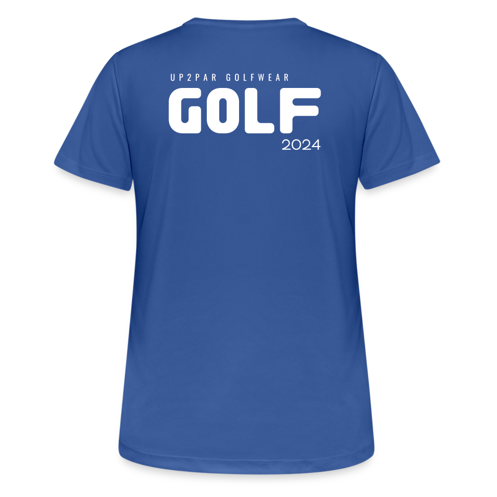 Golf T-Shirt Damen  atmungsaktiv - GOLF - Royalblau