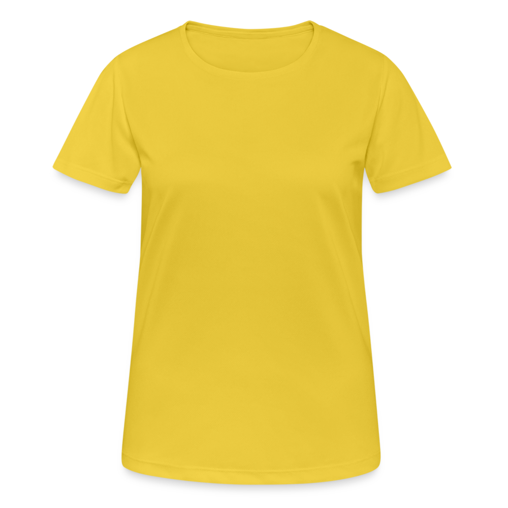 Golf T-Shirt Damen  atmungsaktiv - GOLF - Sonnengelb