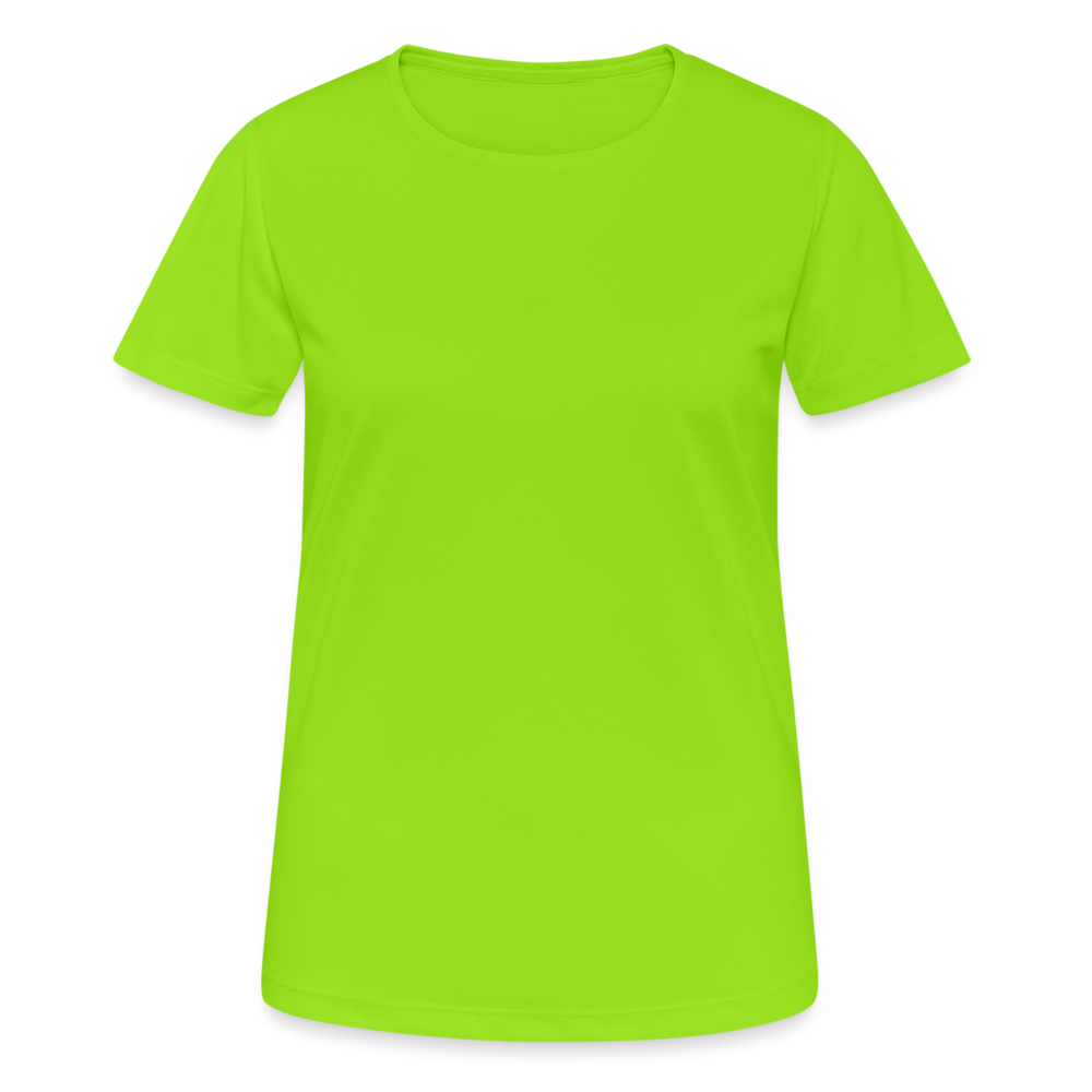 Golf T-Shirt Damen  atmungsaktiv - GOLF - Neongrün