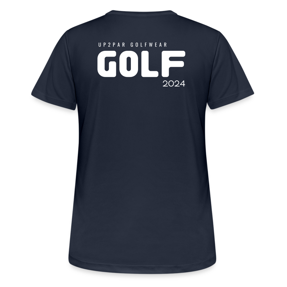 Golf T-Shirt Damen  atmungsaktiv - GOLF - Dunkelnavy