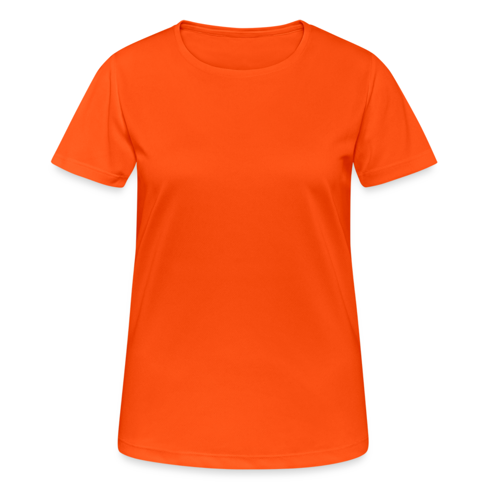 Golf T-Shirt Damen  atmungsaktiv - GOLF - Neonorange