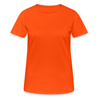 Golf T-Shirt Damen  atmungsaktiv - GOLF - Neonorange